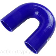 Патрубок силиконовый U-образный 180 гр. d016 L102*69*102