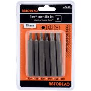 Набор вставок «АвтоДело»  6 шт. TORX  (75мм.блистер) /10