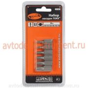 Набор бит TORX звездочек «АвтоДело»  6 шт. (30мм.блистер)